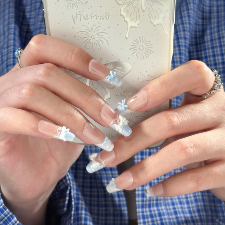 Artistic Floral and Minimalist Press-On Nails Kalsten