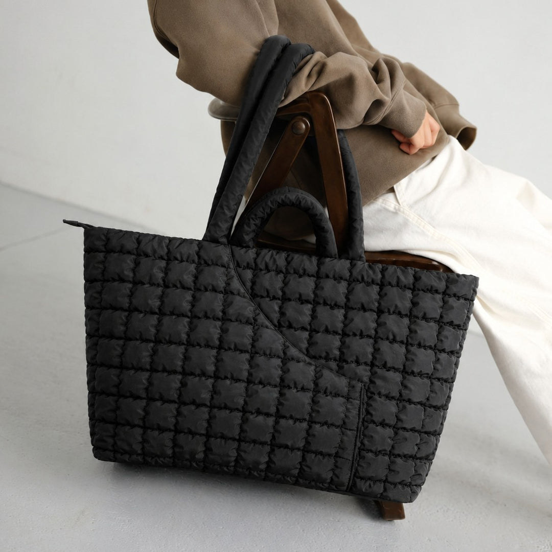 Quilted Padded Tote Bag