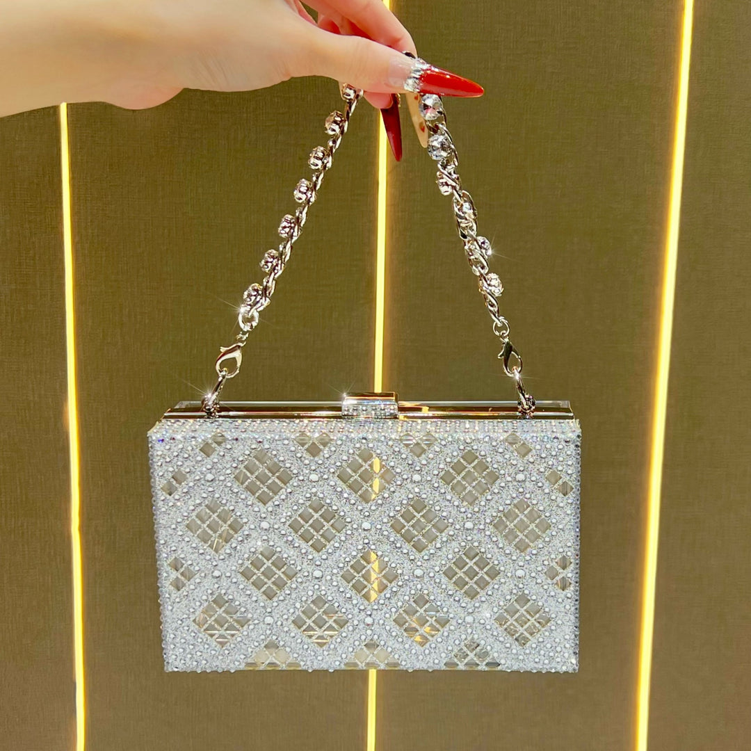 Elegant Chain-Handled Evening Clutch