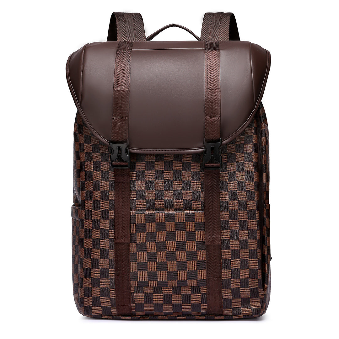 Stylish Checked Pattern Backpack Kalsten