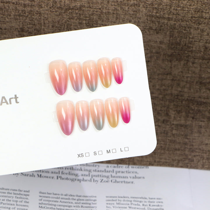 Ombre Gradient Press-On Nail Set Kalsten