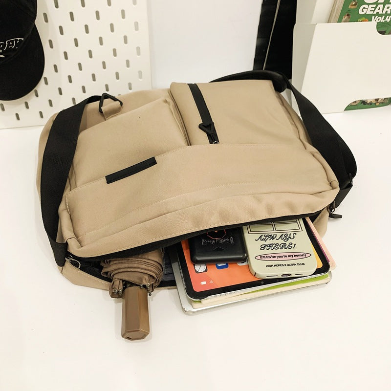 Multi-Compartment Laptop Messenger Bag