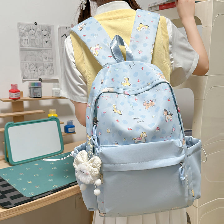 Cute Character Print Backpack Kalsten 1791205506