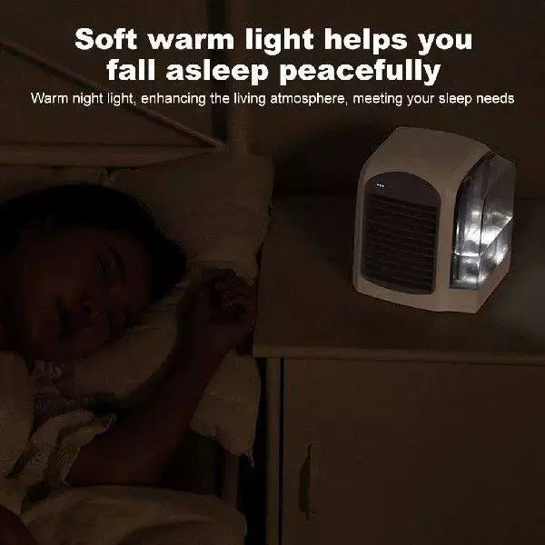 Unisex One Size Compact Personal Evaporative Air Cooler and Humidifier with Removable Reservoir Kalsten
