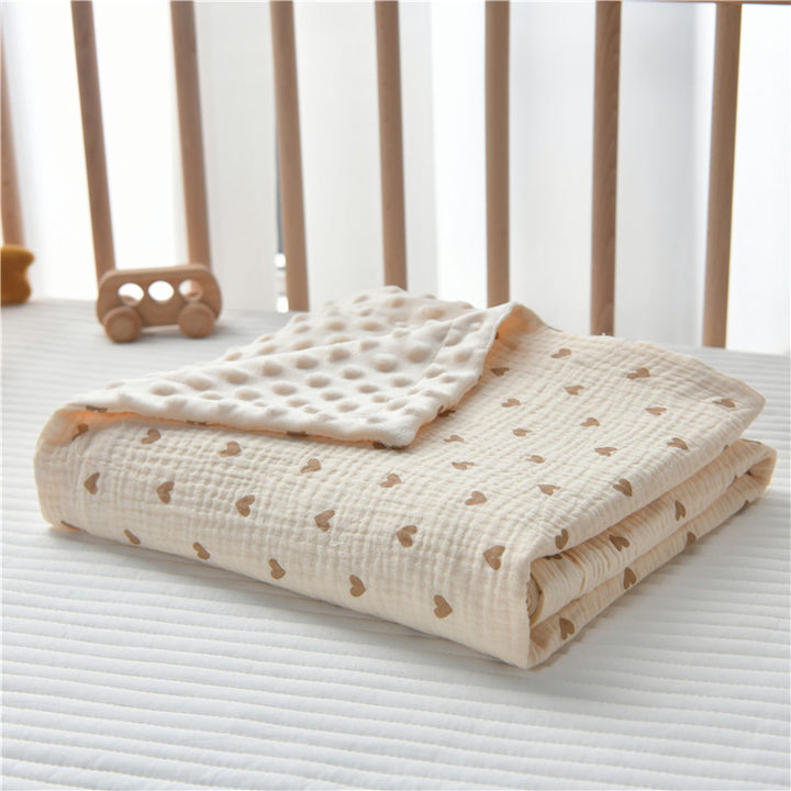 Plush Quilted Double-Sided Baby Blanket kalsten
