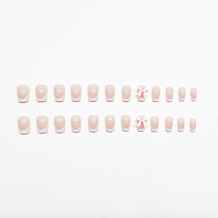 Decorative Bow Acrylic Nail Enhancements Kalsten
