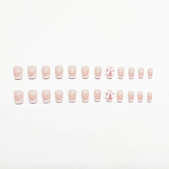 Decorative Bow Acrylic Nail Enhancements Kalsten