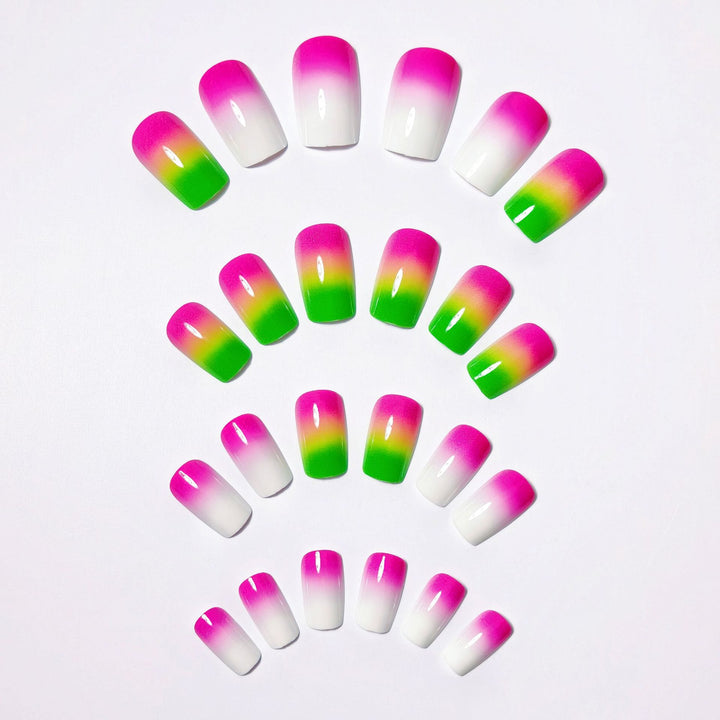 Stylish Ombre Nail Art Design Kalsten