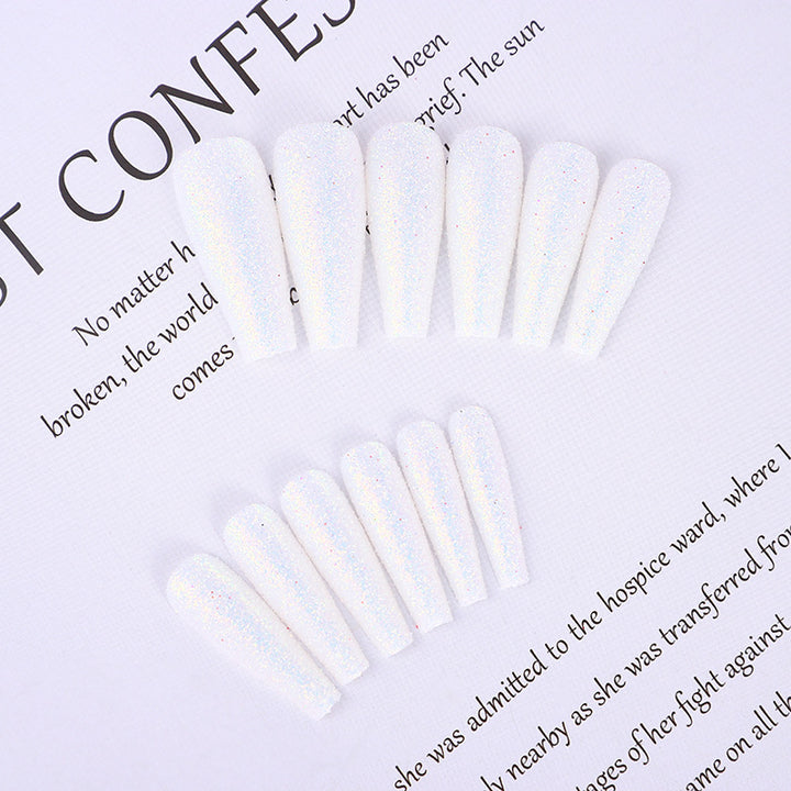 High-quality artificial nails with glitter effects Kalsten