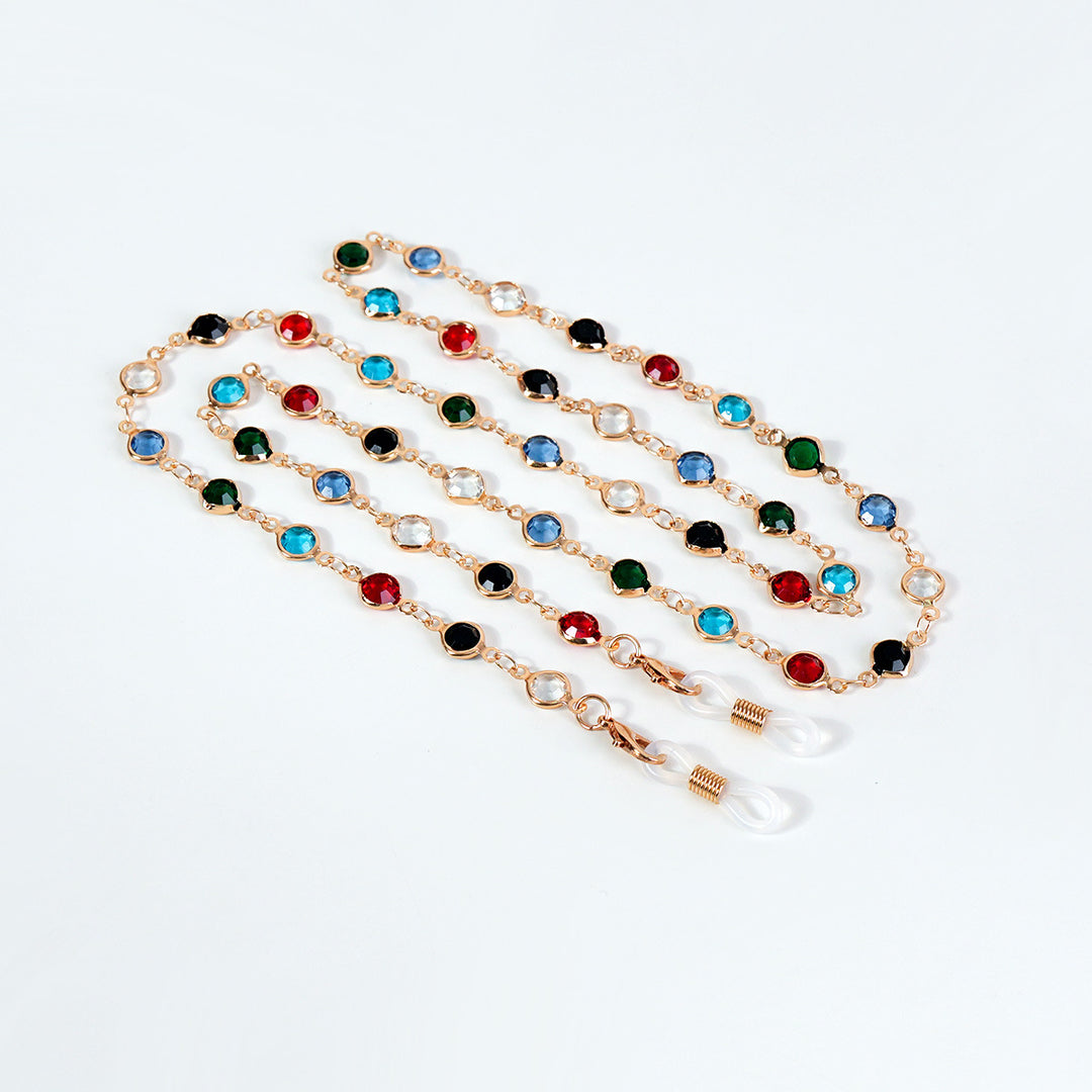 Decorative Gemstone Eyewear Chain Kalsten