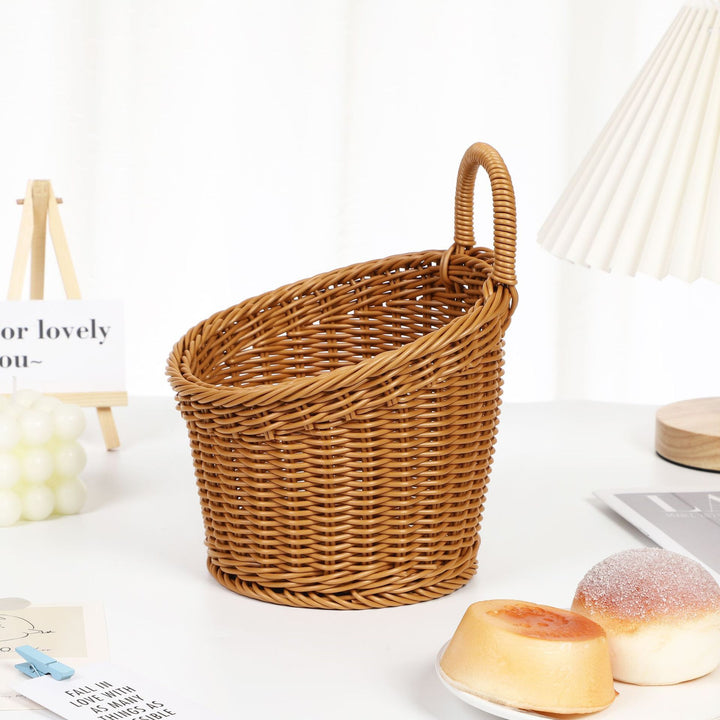 Handwoven Storage Basket with Sturdy Handle Kalsten