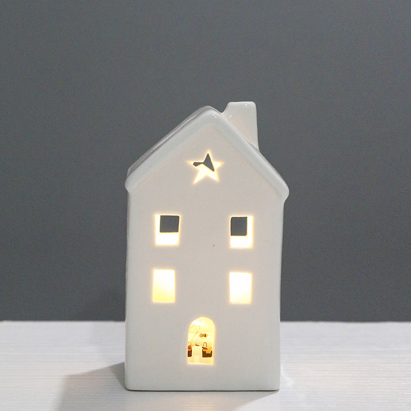 Ceramic House-Shaped Night Light Kalsten