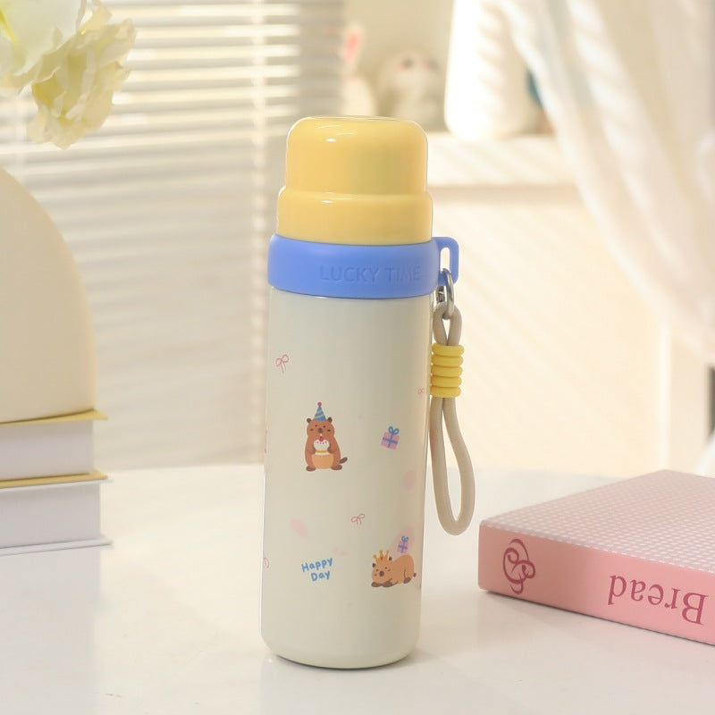 Ladies Insulated Drinking Bottle with Cheerful Animal Motif Kalsten