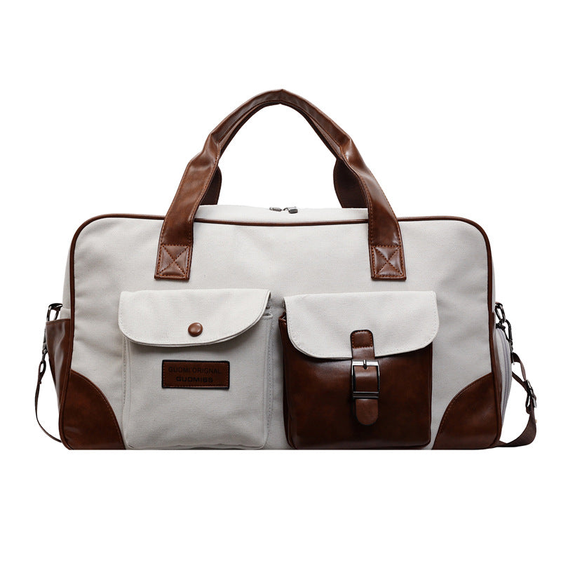 Functional Canvas Weekender Duffel Bag