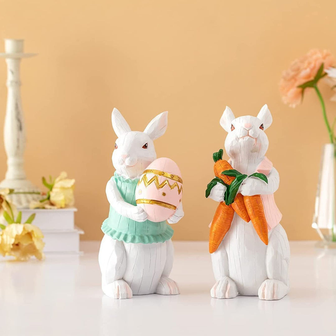 Decorative Bunny Figurine Set Kalsten