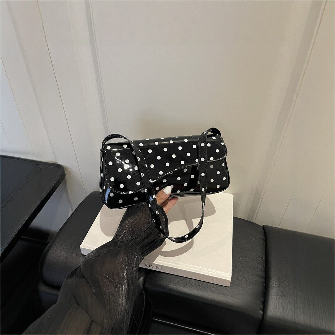 Polka Dot Mini Crossbody Handbag