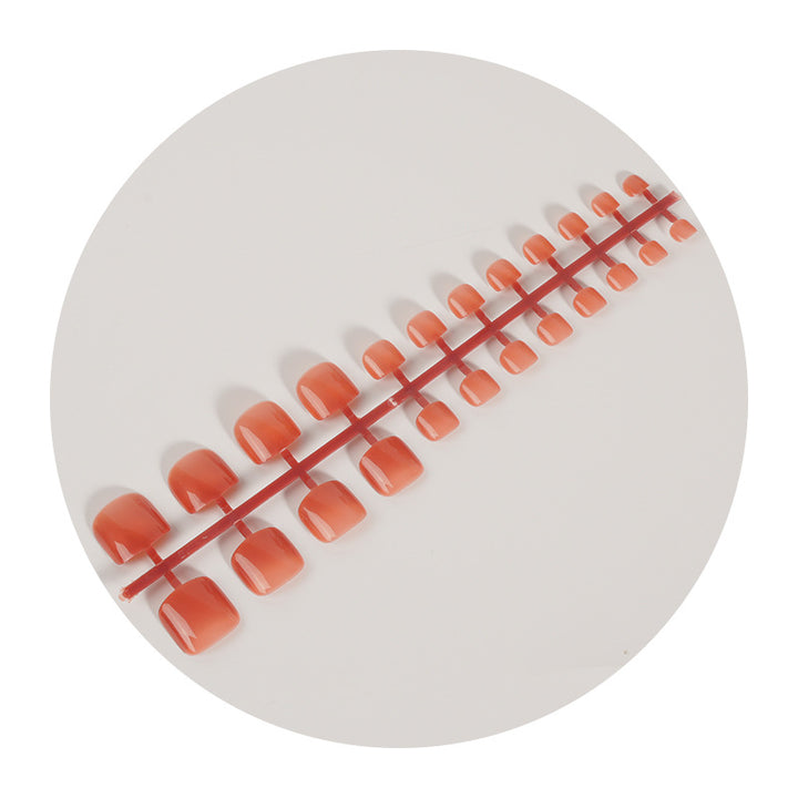 Durable Press-On Toenail Set