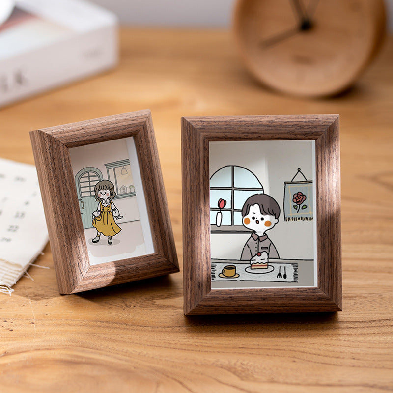 Artistic Character Illustration Display Frame