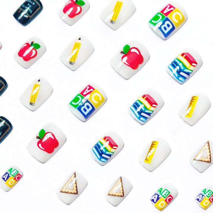 Educational Theme Nail Art Kalsten
