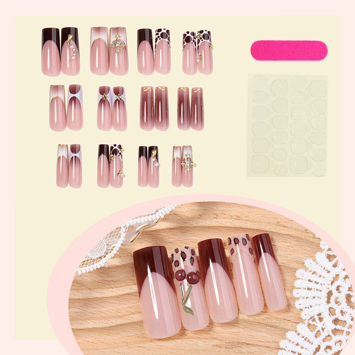 Elegant Decorative Press-On Nail Set kalsten