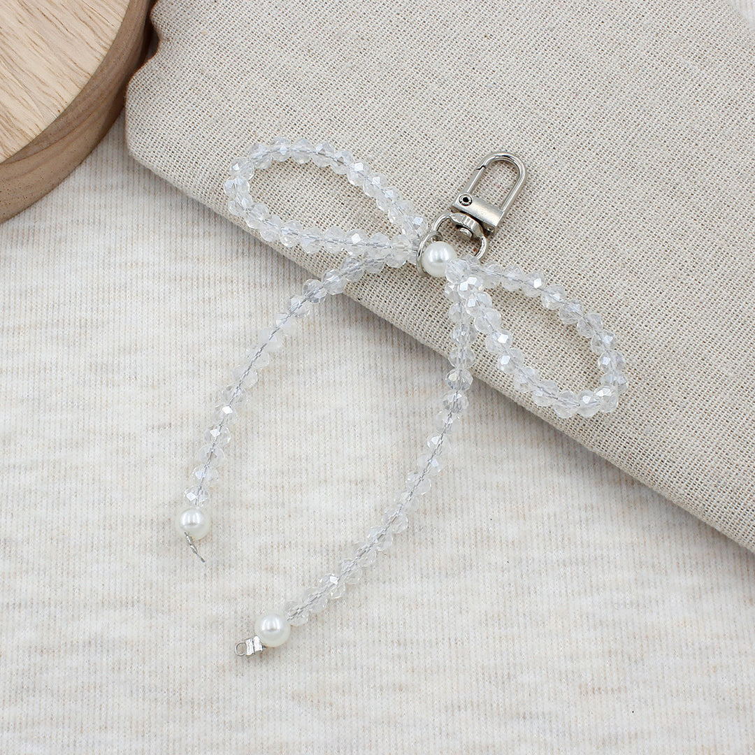 Elegant Pearl Bow Keychain Kalsten