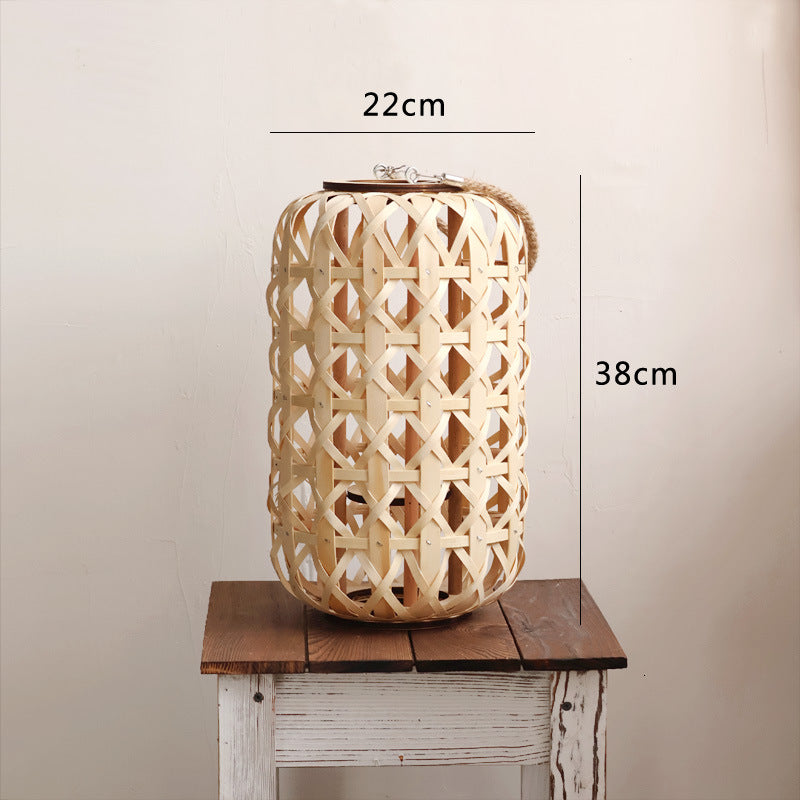 Handcrafted lantern in natural design Kalsten