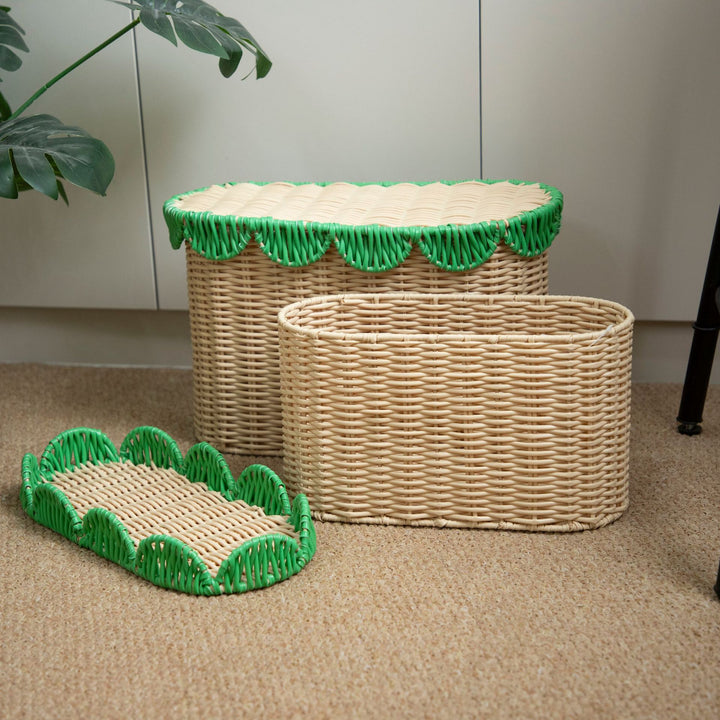 Decorative Handcrafted Woven Storage Baskets Kalsten
