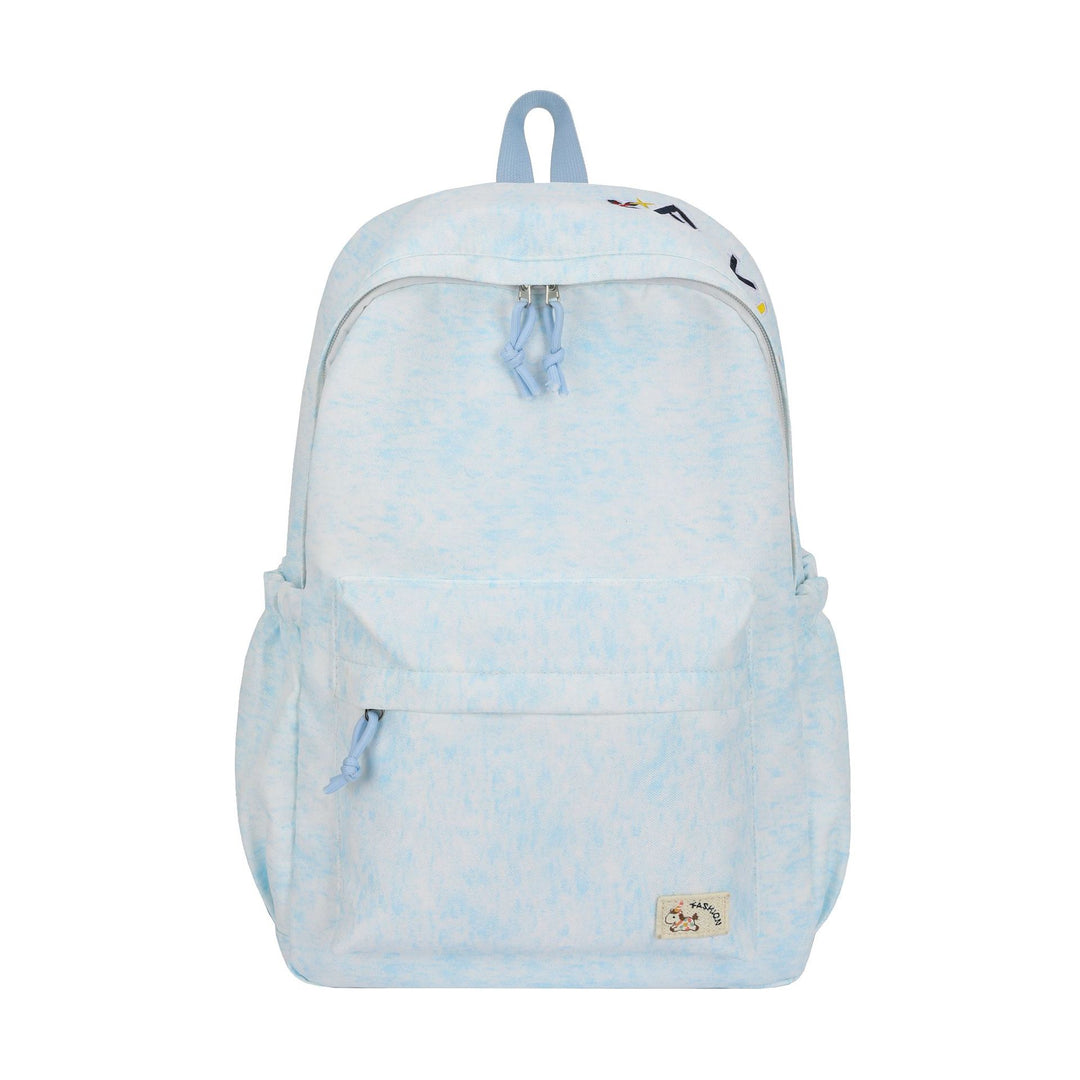 Casual Soft Fabric Backpack with Cute Charm Kalsten
