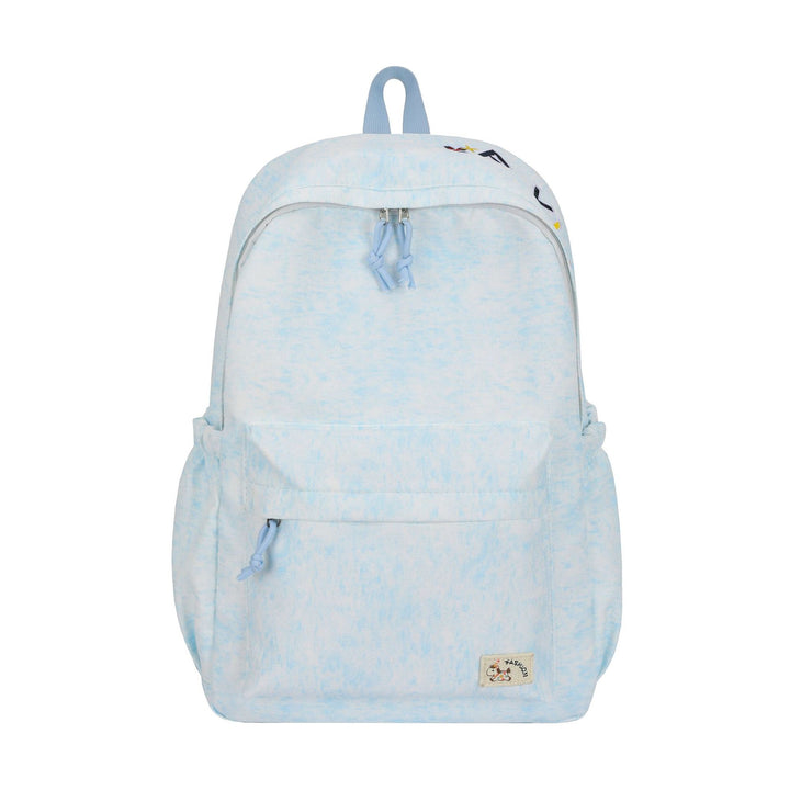 Casual Soft Fabric Backpack with Cute Charm Kalsten