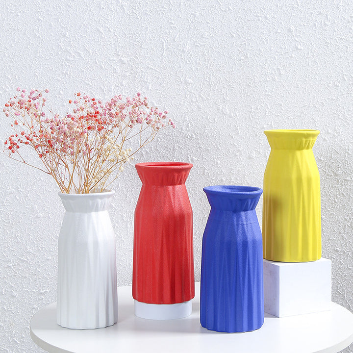 Modern Textured Ceramic Flower Vase Kalsten 1790310307