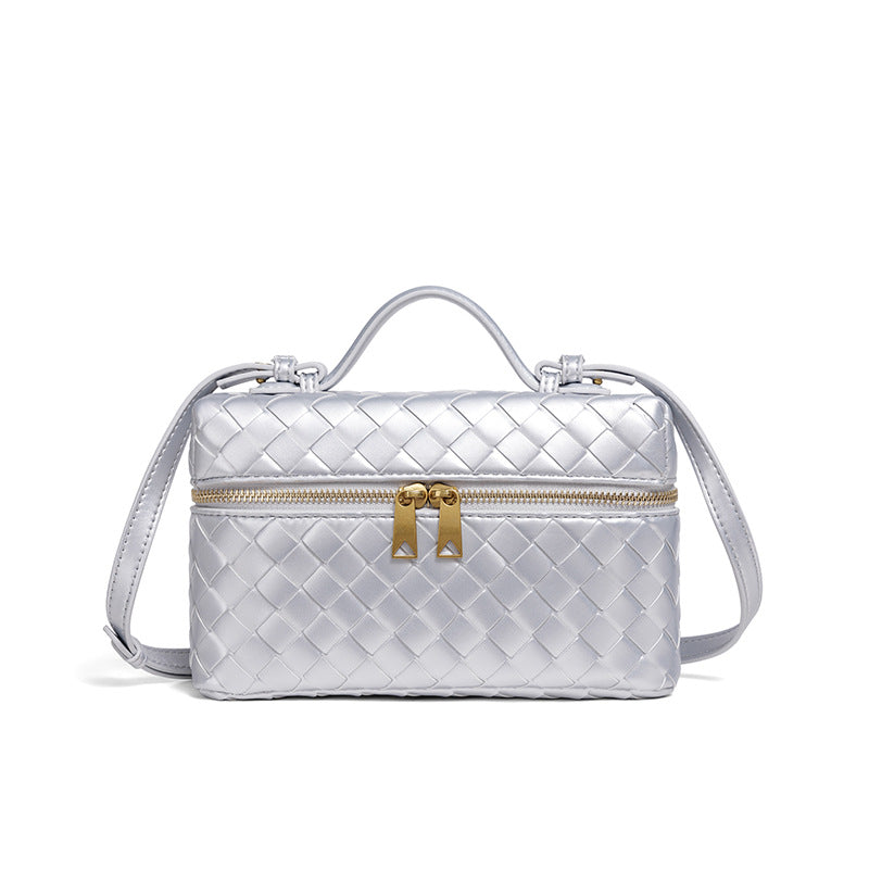 Structured Woven Satchel Bag Kalsten