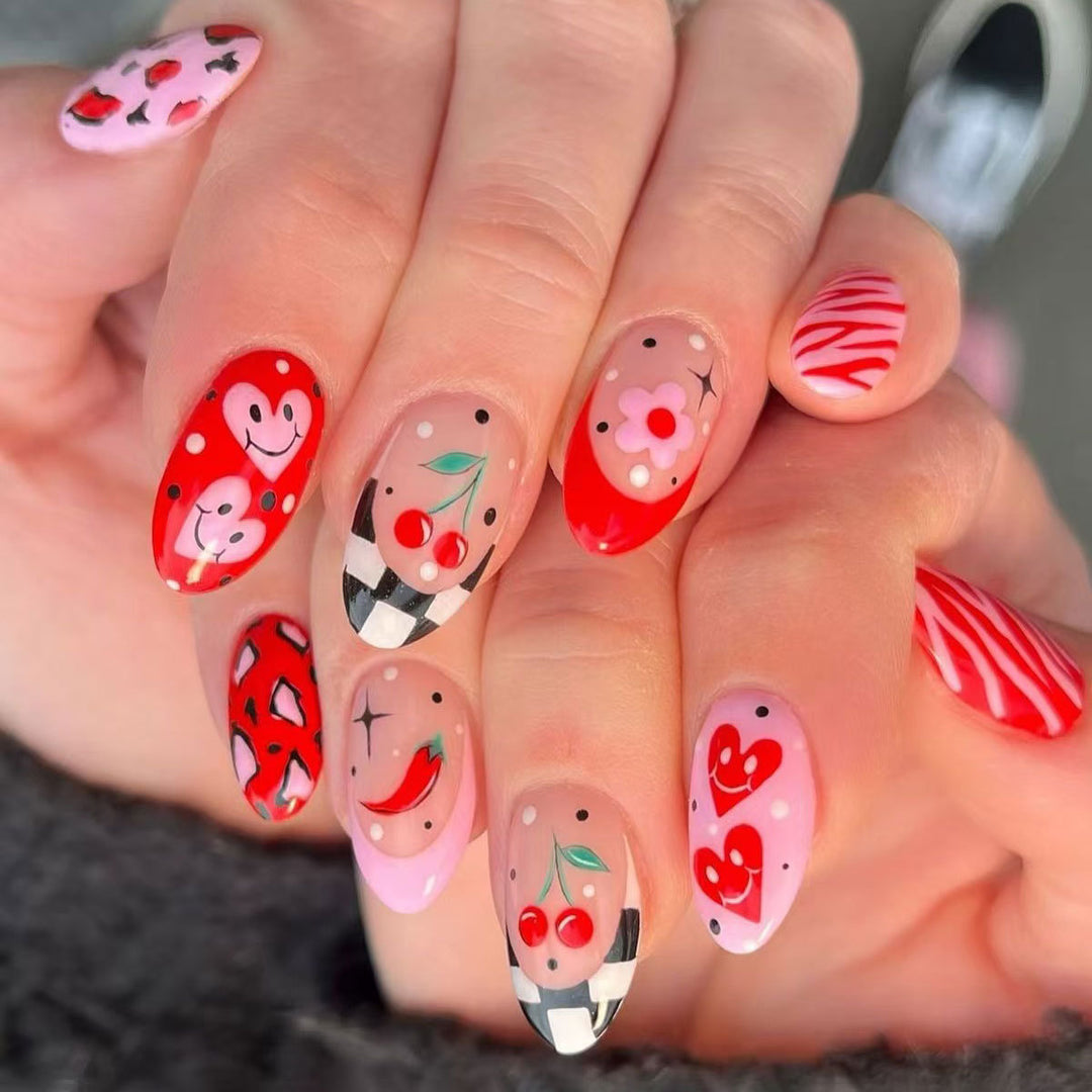 Whimsical Nail Art Design