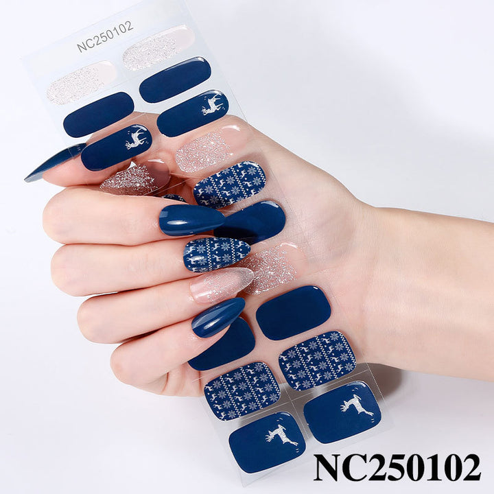 Elegant Floral Design Nail Wraps