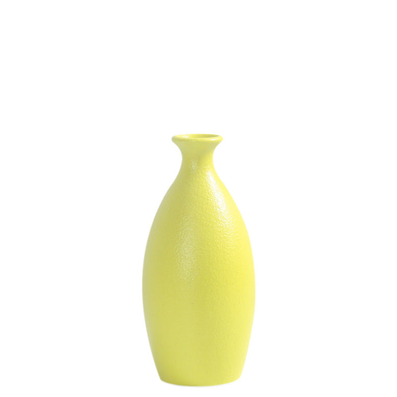 Minimalist Textured Ceramic Flower Vase Kalsten