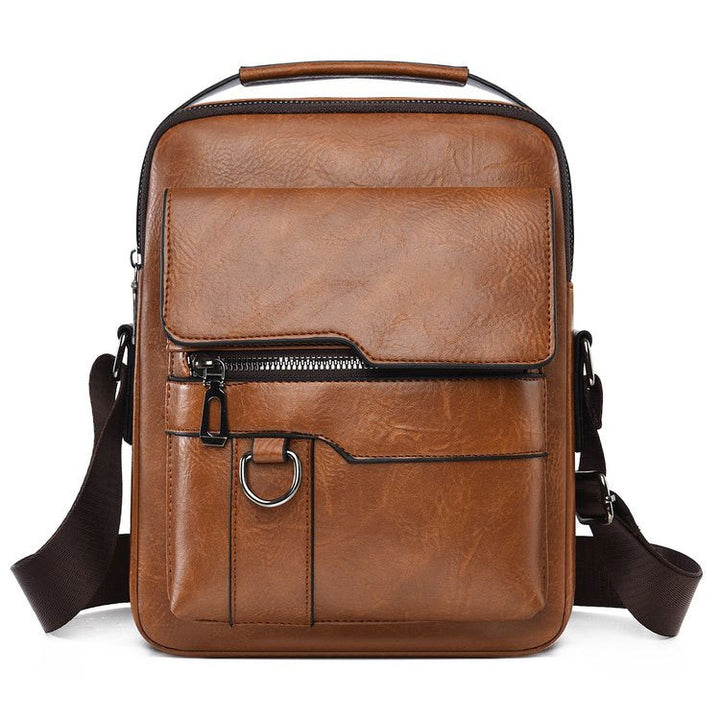 Leather Crossbody Messenger Bag