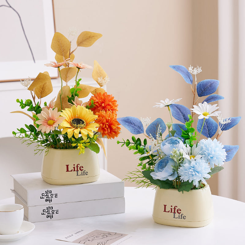 Lifelike Decorative Floral Arrangement