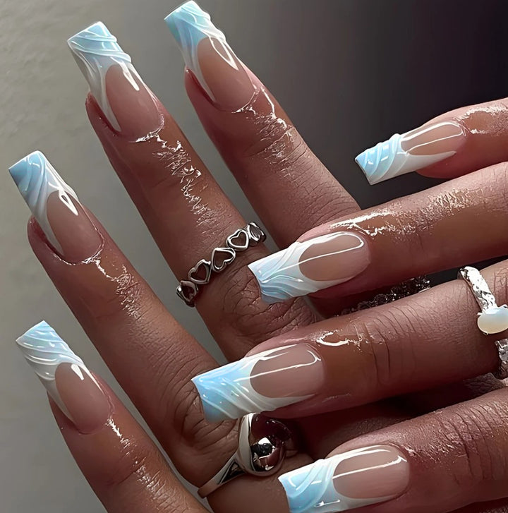 Decorative Long Stiletto Nail Enhancements Kalsten