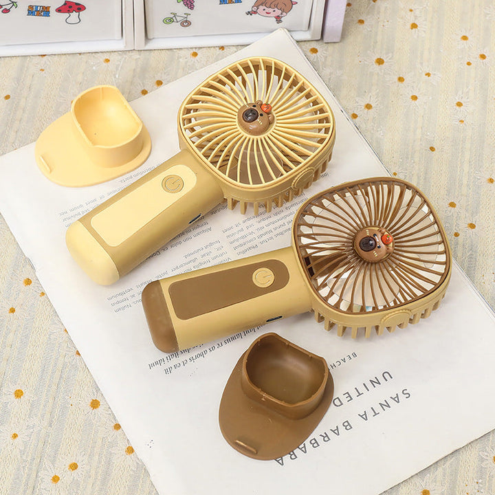 Women's Portable USB Hand Fan in Cute Animal Design Kalsten