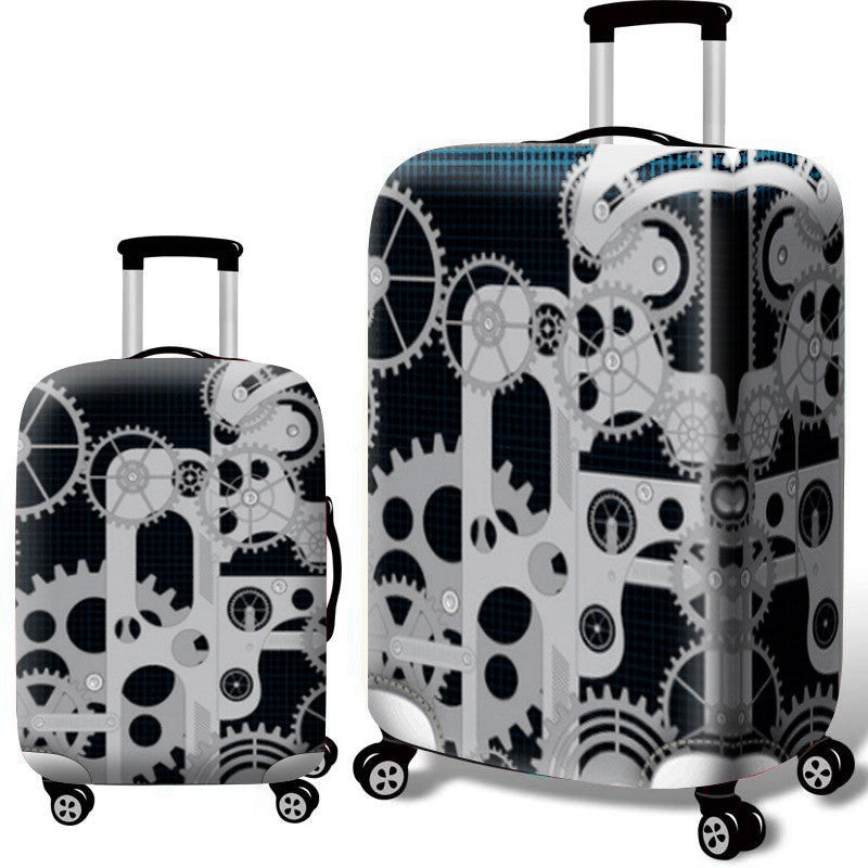 Women’s hard-shell suitcase with nostalgic London motif Kalsten