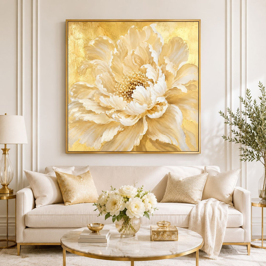 Elegant Floral Canvas Artwork