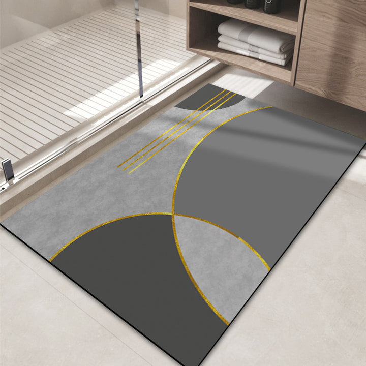Modern Abstract Decorative Bath Mat