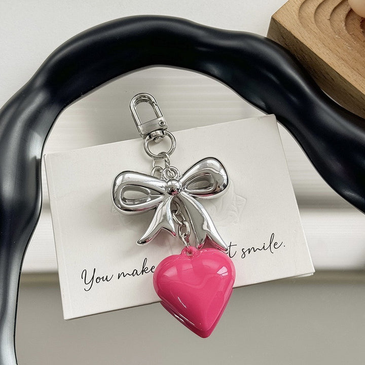 Heart-Shaped Charm Keychain kalsten