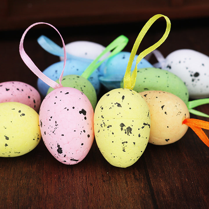 Decorative Speckled Hanging Easter Eggs Kalsten