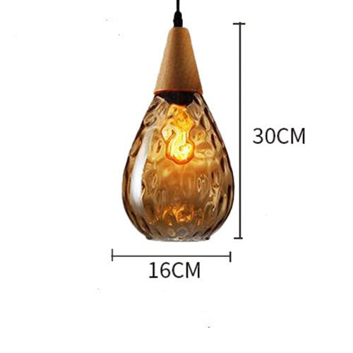 Artistic Teardrop Pendant Light