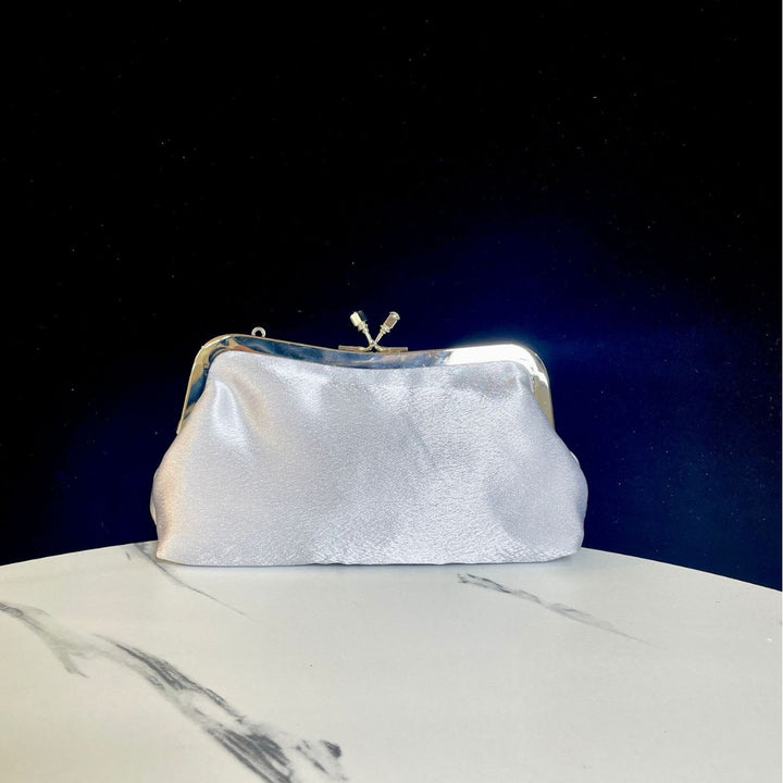 Ruffled Evening Handbag