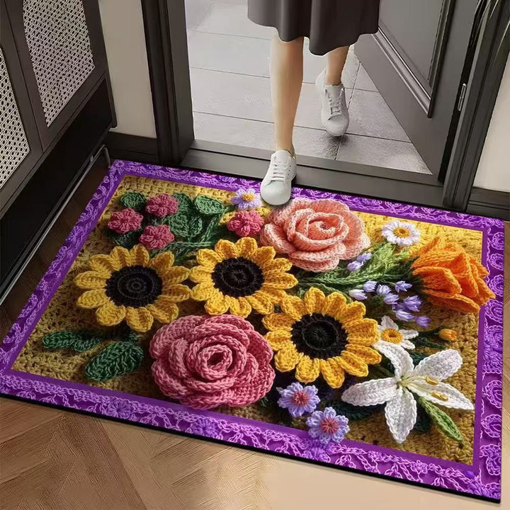 Decorative Floral Area Rug Kalsten