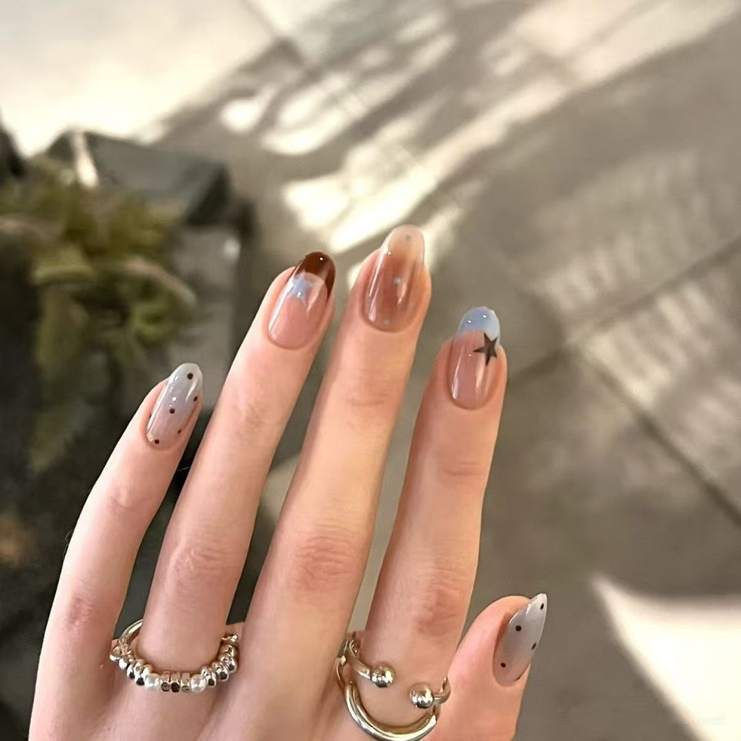 Artistic Press-On Nail Set