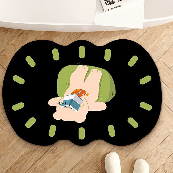 Cute Elephant-Themed Bath Mat