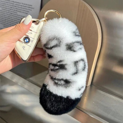 Plush Animal-Themed Keychain Accessory Kalsten