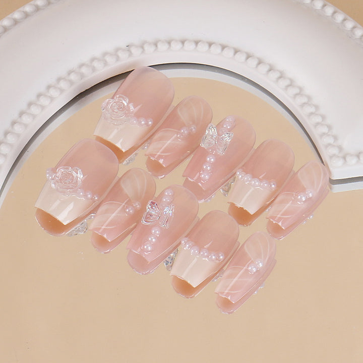Ombre Press-On Nails with Glossy Finish Kalsten